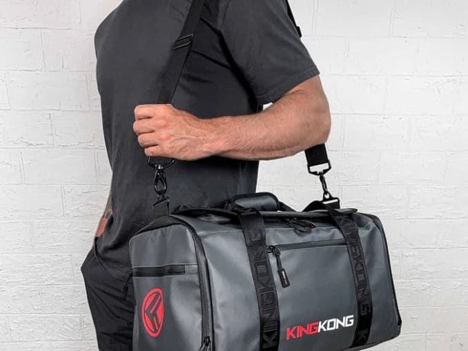 King Kong Apparel ZONE28 Duffel with a user