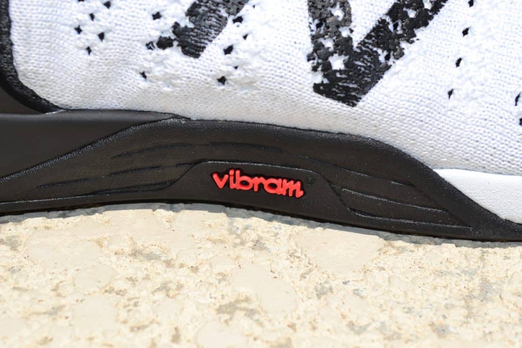 Minimus Prevail has a wraparound outsole portion at the midfoot - great for traction and durability in rope climbing.