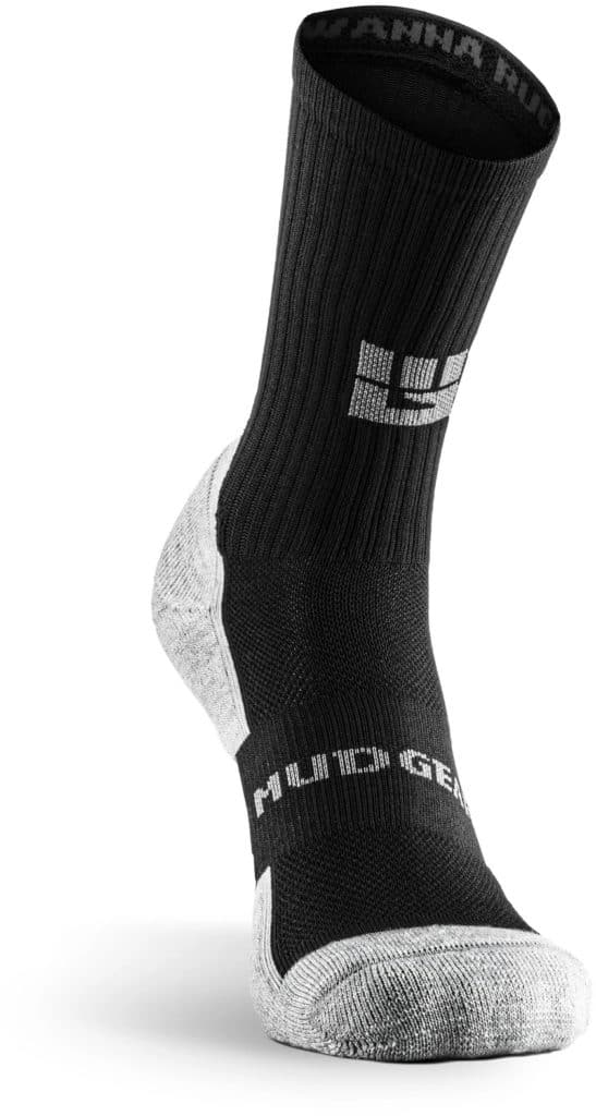 MudGear Ruck Sock Black Gray front