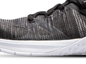 One of several synthetic overlays to make the Nike Metcon Flyknit 3 even more durable than before