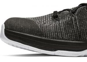 Reinforced skin overlay on the Nike Metcon Flyknit 3 - this is for both stability and durability