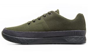 NOBULL Trainer - Versatile and comfortable CrossFit training shoe -built for the rigors of the WOD - Army Canvsas model