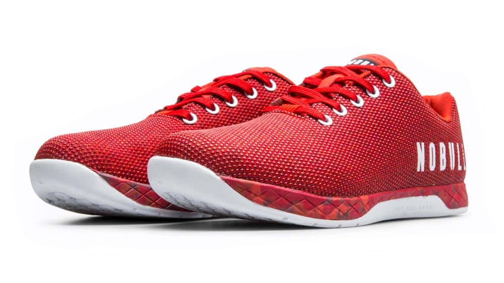 NOBULL Trainer - Versatile and comfortable CrossFit training shoe -built for the rigors of the WOD - in Fire Heather color