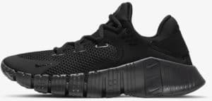 Nike Free Metcon 4 Black Volt Black left side view