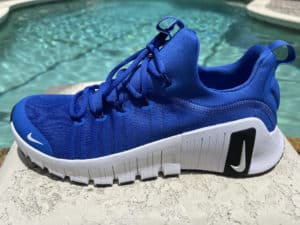 Nike Free Metcon 6 side view in Game Royal