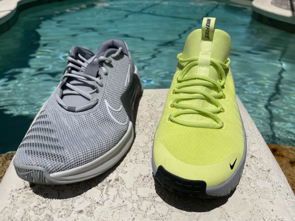 Nike Free Metcon 6 Versus Nike Free Metcon 9 - width comparison