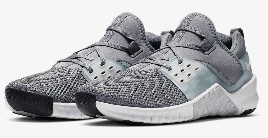 The Nike Free X Metcon 2 is the Nike Cross Training shoe for running in 2019.  Shown here in Grey/Black/Platinum.