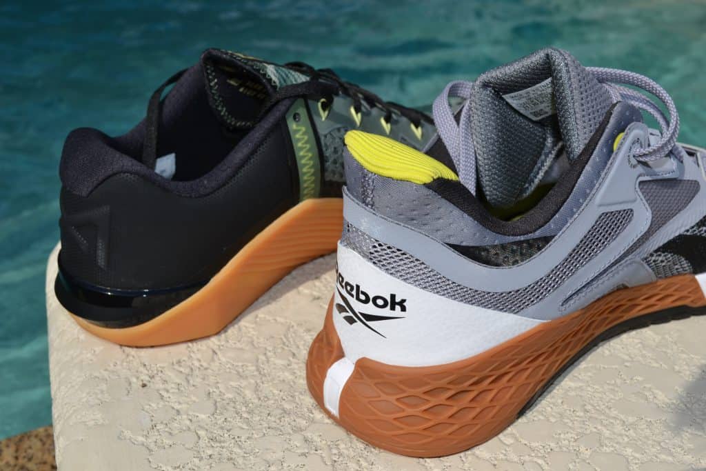 Nike Metcon 6 Versus Reebok Nano X Heel comparison