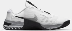 Nike Metcon 7 Men’s White Black-Particle Grey-Pure Platinum side view right