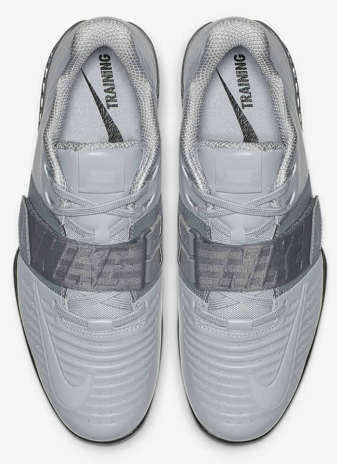 Nike Romaleos 3 XD Weightlifting Shoe Mens Wolf Grey Black Cool Grey Top 