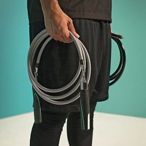 The CrossRope Get Strong set he jump rope set designed for your strength goals. Includes Power Handles, 1 LB Infinity Rope, and 2 LB Infinity Rope.