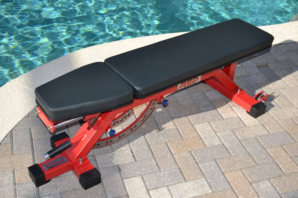 The REP AB-5000 Adjustable Bench is an excellent full FID bench option for your home gym or garage gym. The patented ZERO GAP feature means this is the best FID bench choice around.