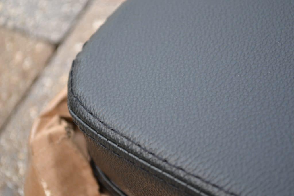 REP AB-5000 Back Pad Close up - note the grippy textured finish.  The padding is quite firm - which is good.