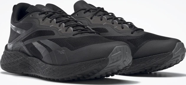 Reebok Floatride Energy 3 Adventure Mens Running Shoes Black Pure Grey 6 Ftwr White quarter view pair