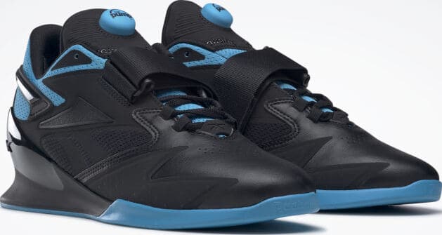 Reebok Legacy Lifter III Mens Weightlifting Shoes aqua quarter pair