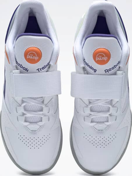 Reebok Legacy Lifter III Womens Weightlifting Shoes white top view