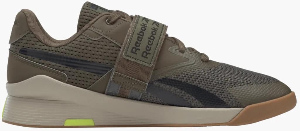 Reebok Lifter PR II Army Green  Modern Beige right side