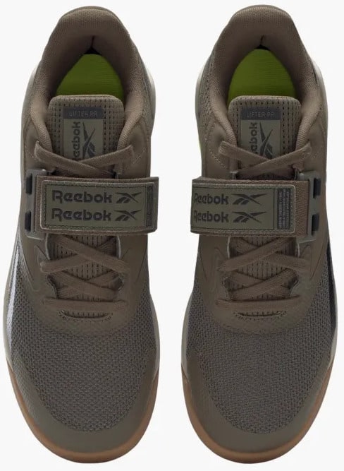 Reebok Lifter PR II Army Green  Modern Beige top view