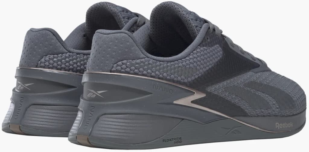 Reebok Nano X3 - Womens quarter back pair