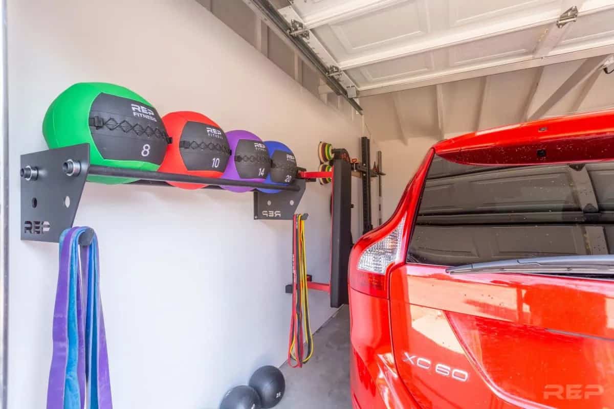 Rep Fitness Garage Gym Wall Storage Fit at Midlife