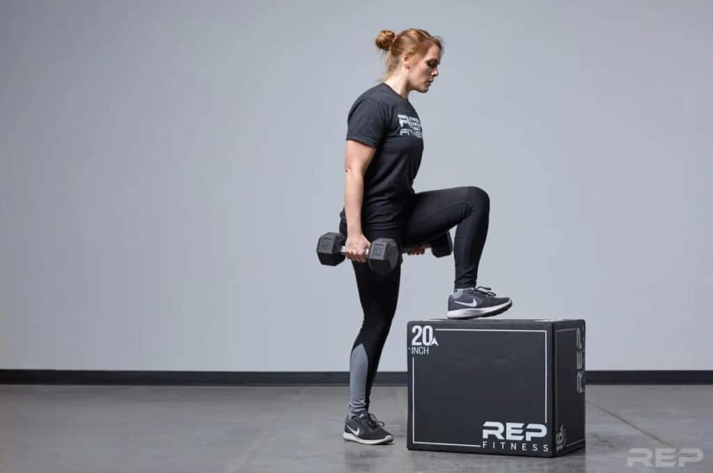 Rep Fitness 3-in-1 Soft Plyo Boxes with dumbells