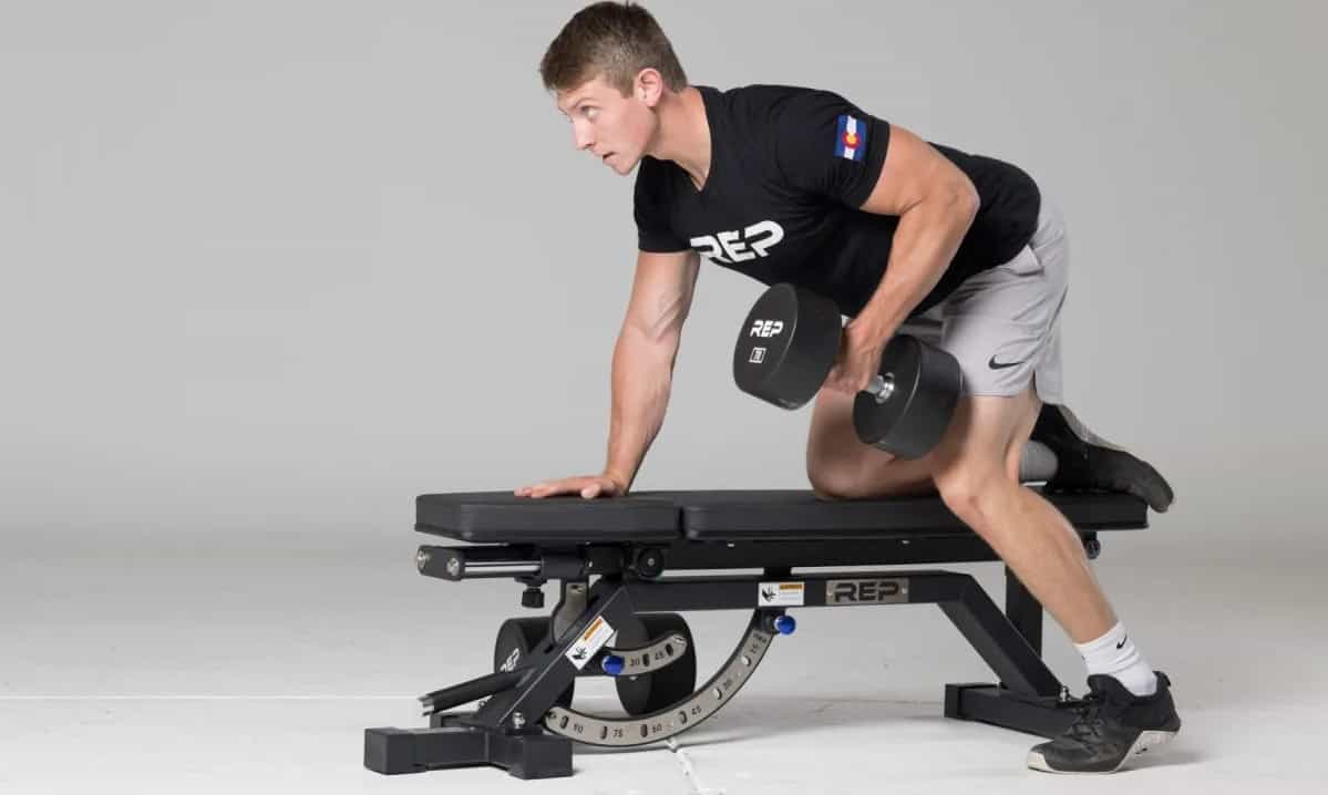 REP AB 5000 Zero Gap Adjustable Bench in Matte Black Fit at Midlife