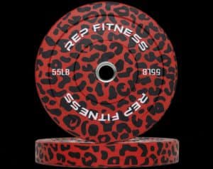 Rep Fitness Animal Print Bumper Plates 55lb