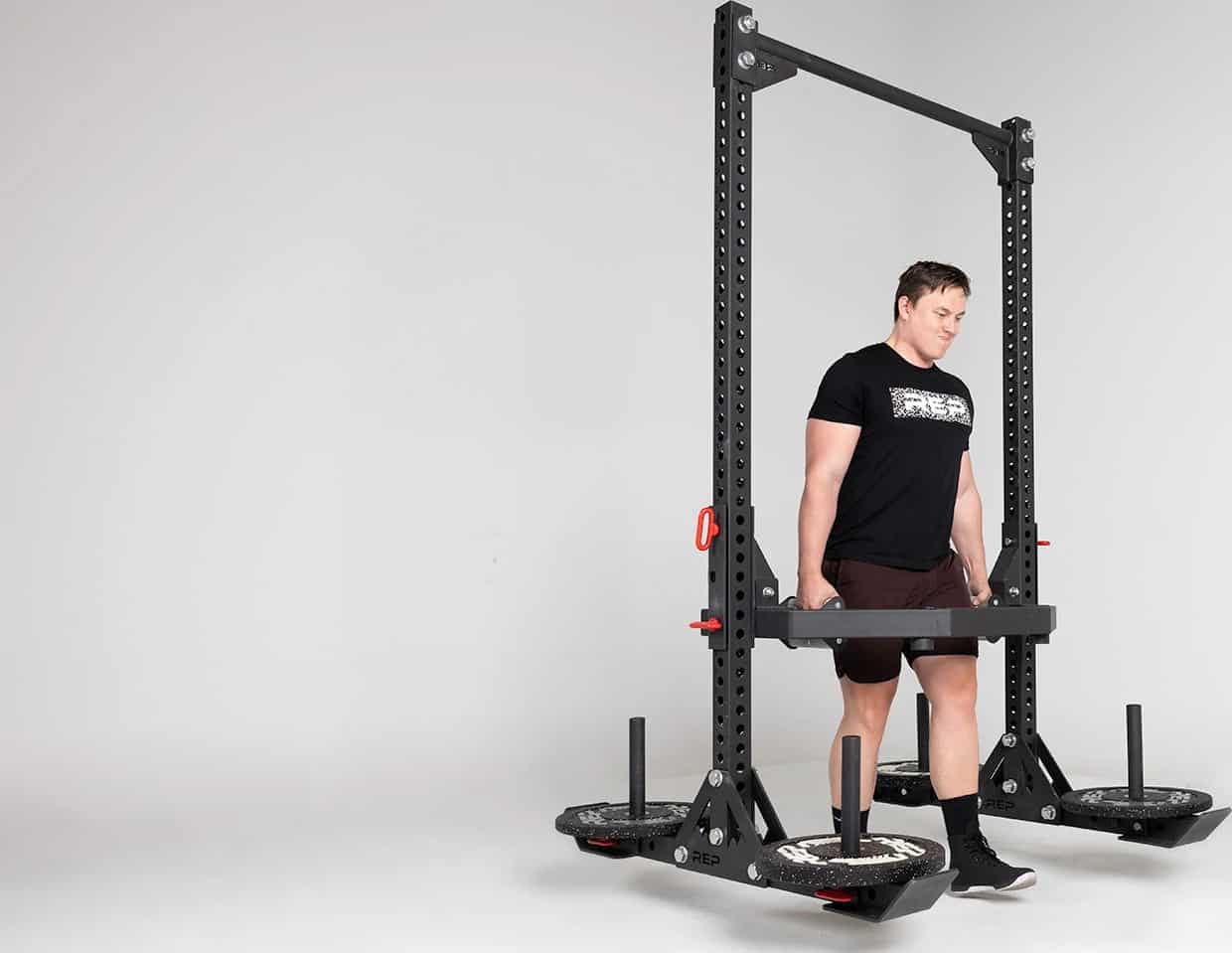 Rep Fitness Oxylus Yoke with an athlete 10
