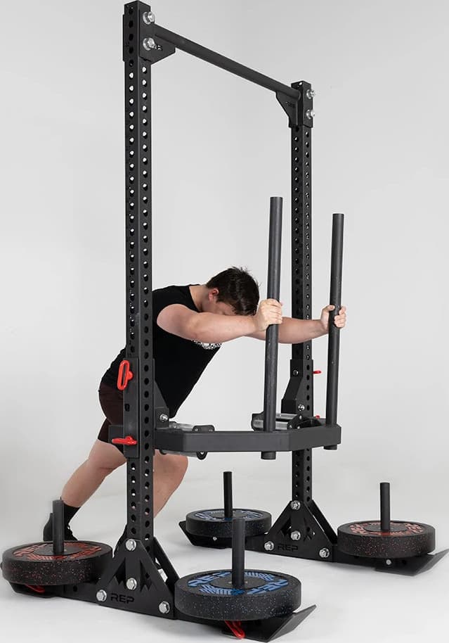Rep Fitness Oxylus Yoke with an athlete 4