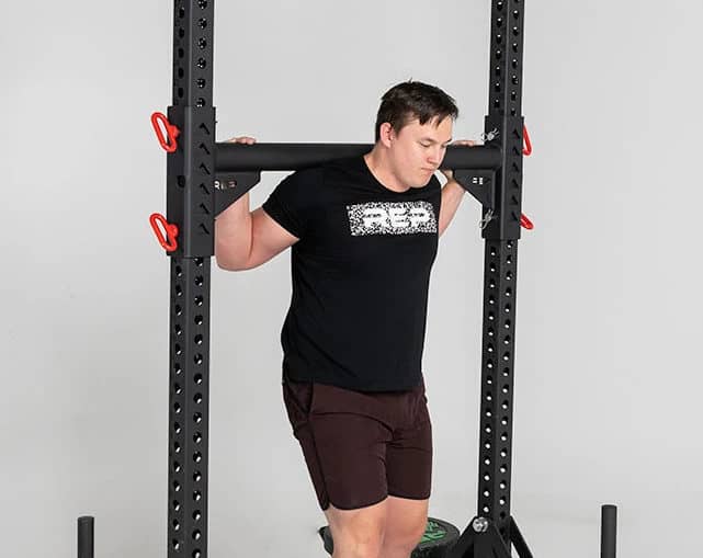 Rep Fitness Oxylus Yoke with an athlete 5