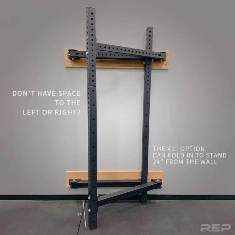 Rep Fitness PR4100 Folding Squat Rack Product Highlight Fit at Midlife