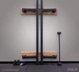 Rep Fitness PR-4100 Folding Squat Rack folded full view-crop