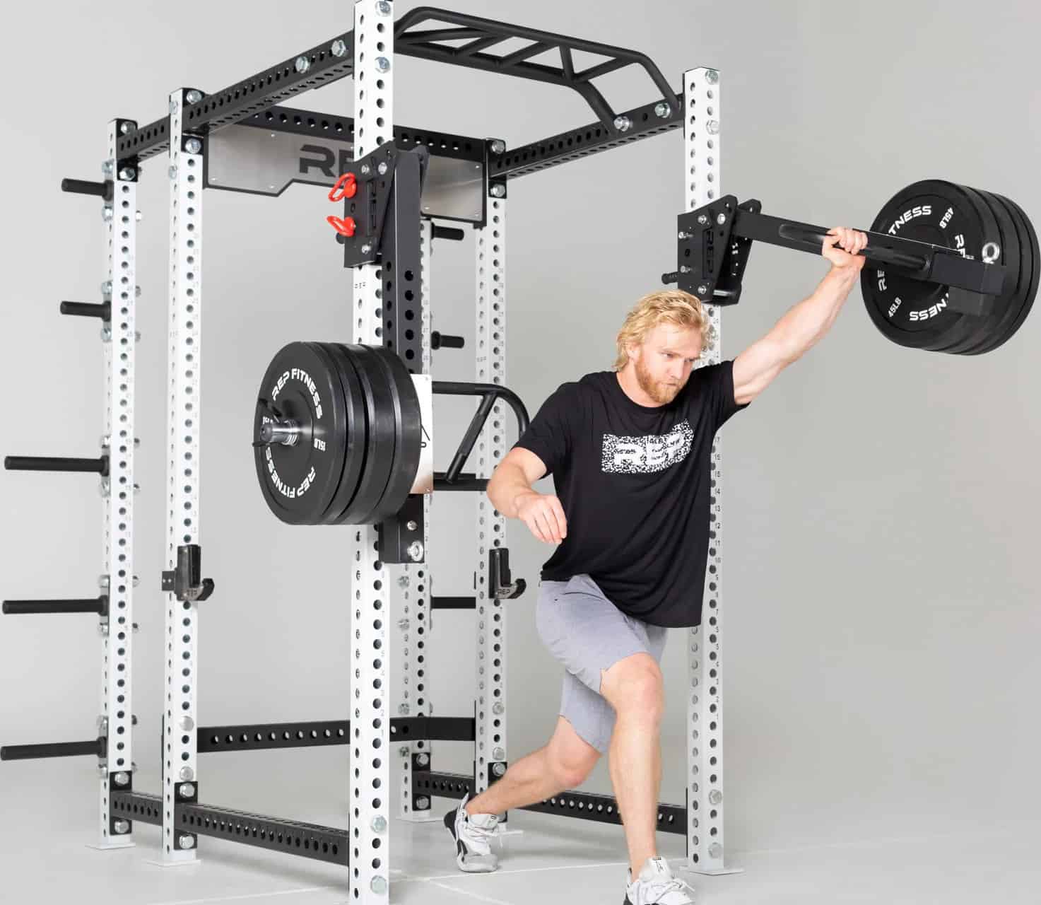 New Rep Rack Builder Fit At Midlife   Rep Fitness PR 5000 Power Rack With An Athlete 1 Crop 