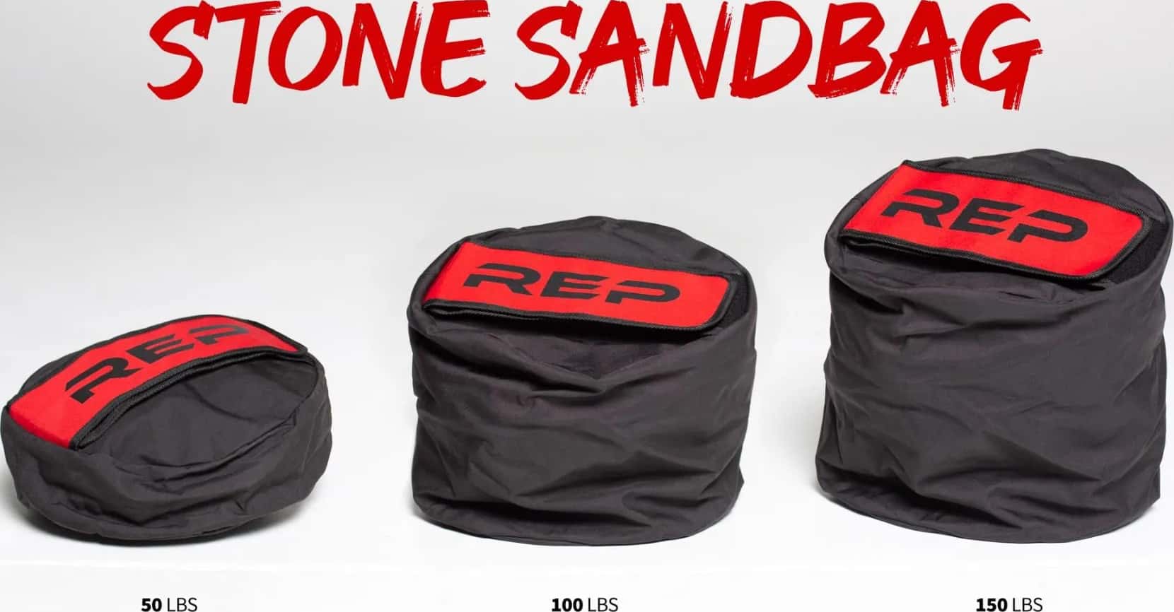 Rep Fitness Rep Stone Sandbag different sizes