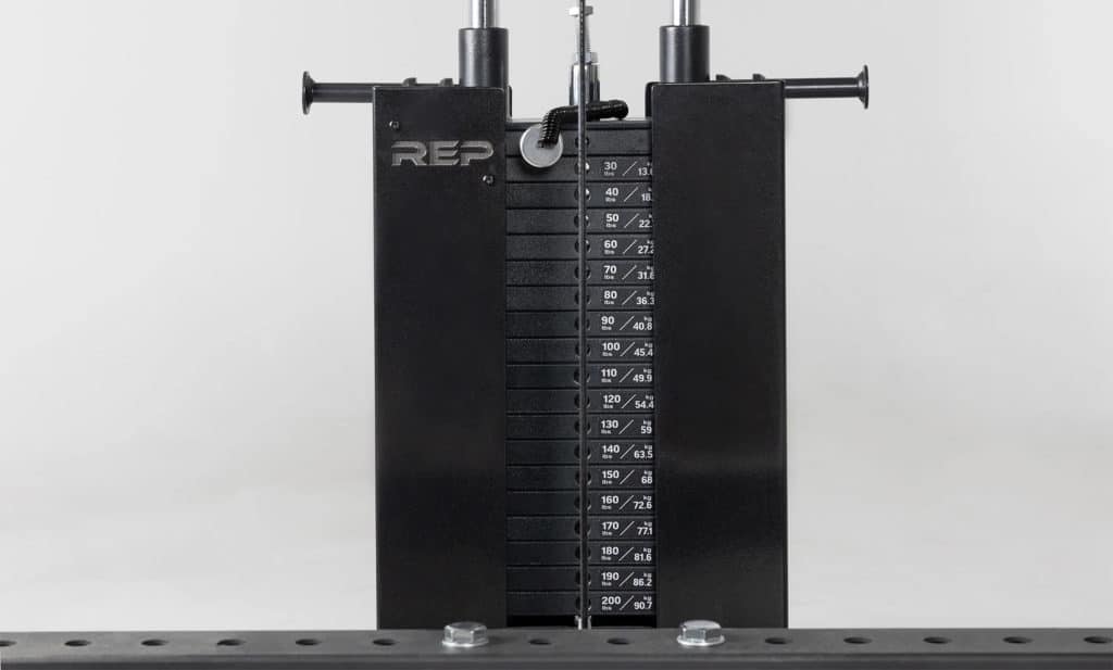 Rep Fitness Selectorized Lat Pulldown & Low Row front