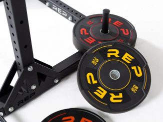 Rep Fitness Sports Plates on the bar