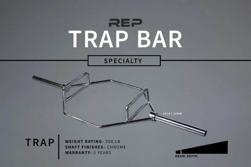 Rep Fitness Trap Bar dimension