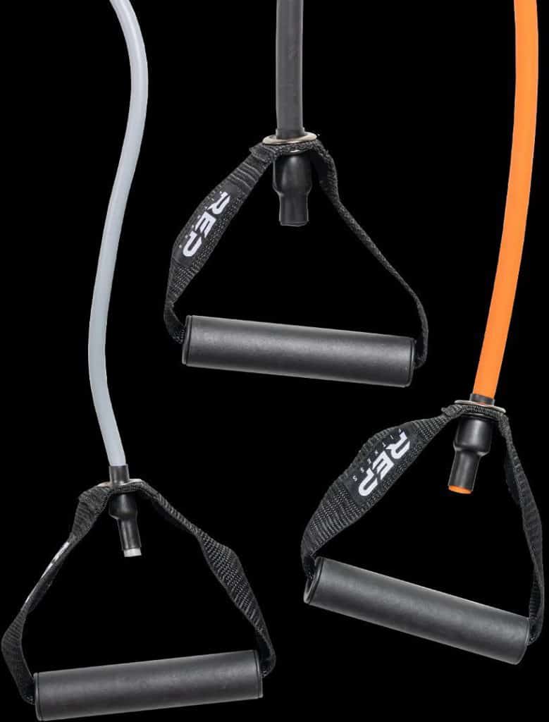 Rep Fitness Tube Resistance Bands with Handles light