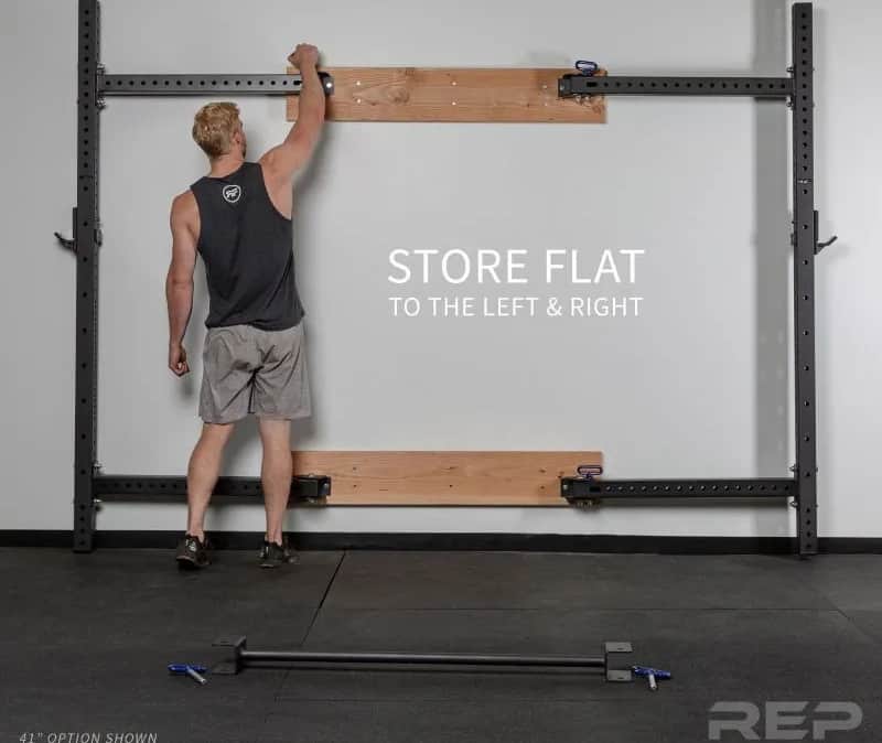 Rep Fitness Garage Gym Wall Storage Fit at Midlife