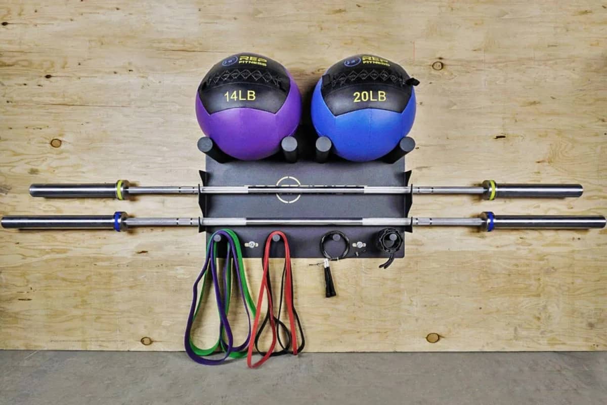 Rep Fitness Garage Gym Wall Storage Fit at Midlife
