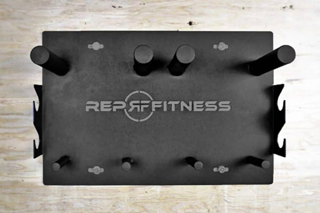Rep Wall Mounted Gym Storage Rack top view