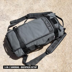 Rogue 3-in-1 Sandbag backpack set up