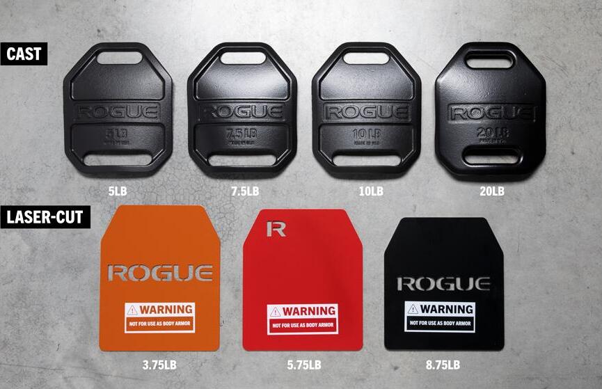 Rogue 5.11 TacTec Trainer Weight Vest cast and laser cut