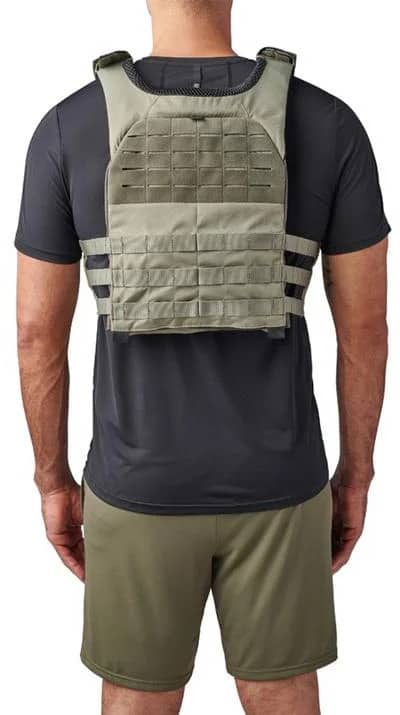 Rogue 5.11 TacTec Trainer Weight Vest phyton back