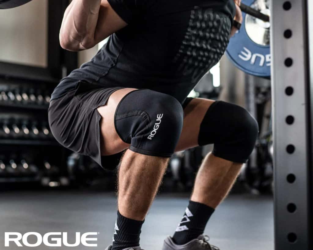 Rogue 5MM Knee Sleeve - Pair with a user 1