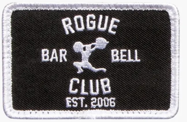 Rogue Barbell Club Patch