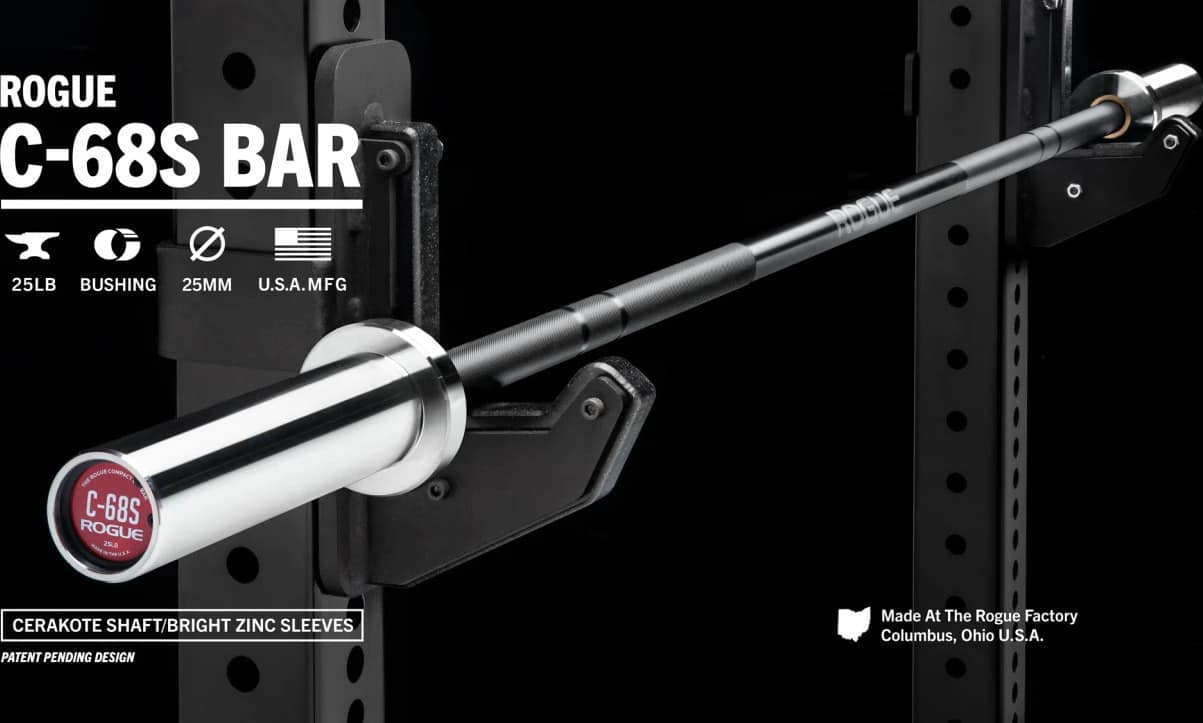 Rogue 29mm Stump Bar - Shorty Ohio Bar in Stainless Steel - Fit at Midlife