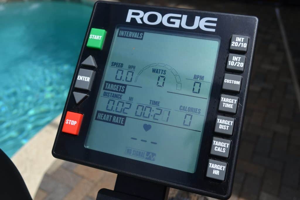 rogue echo bike console