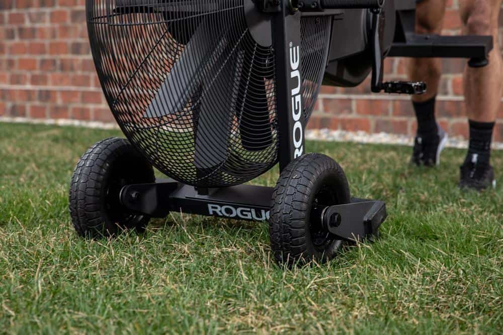 Rogue Echo Bike Turf Tire and Handle Kit wheels