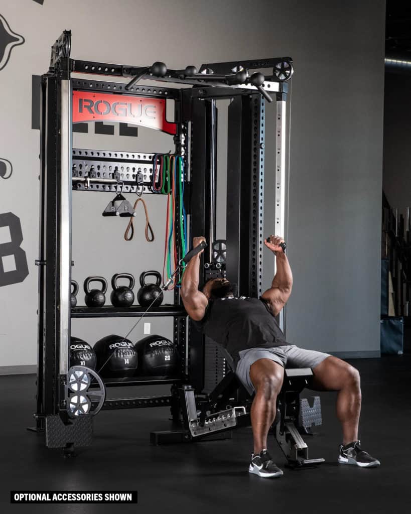 Rogue FT-1 Functional Trainer with an athlete 5